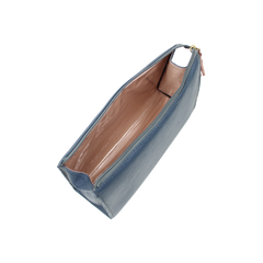 Kit Necessaire Louise Oceano com Algodão Doce Liso Pronta Entrega