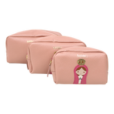 Kit Necessaire Nossa Senhora em Couro Personalizado