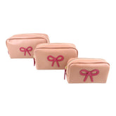 Kit Necessaire Laço Rococó Algodão Doce Liso com Chiclete Pronta Entrega