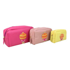 Kit Necessaire Balão Sarah em Couro Personalizado