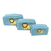 Kit Necessaire Little Lion Aqua Liso com Lima Liso e Caramelo Liso Pronta Entrega