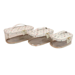 Kit Necessaire Aurora Crystal By Mariana Jabour Estampa Carros Pronta Entrega