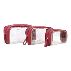 Kit Necessaire Betina Chiclete Pronta Entrega