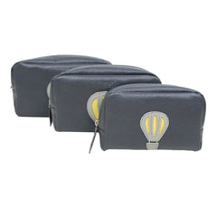 Kit Necessaire Little Ballon em Couro Personalizado