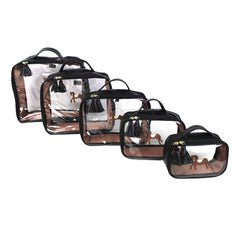 Kit Necessaire Crystal com 5 Cavalo Joca em Couro Personalizada