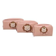 Kit Necessaire Leoa em Couro Personalizado