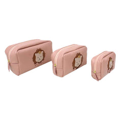 Kit Necessaire Leoa em Couro Personalizado
