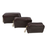 Kit Necessaire Julie com 3 Café com Off White Lesard Pronta Entrega