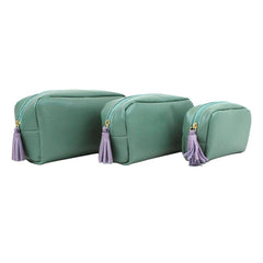 Kit Necessaire Julie com 3 Jade com Lilás Liso Pronta Entrega
