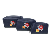 Kit Necessaire Foguete em Couro Personalizado