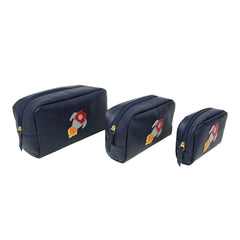 Kit Necessaire Foguete em Couro Personalizado