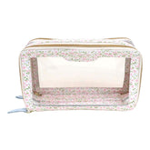 Necessaire Mini Crystal By Mariana Jabur Estampa Petal Breeze Couro Personalizada