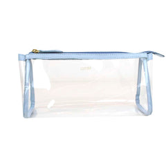 Necessaire Norah Cristal M em Vinil e Couro Personalizada