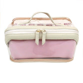 Kit Necessaire Norah Estampa Índia em Couro e Vinil Personalizado