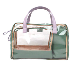 Kit Necessaire Vicky em Couro e Vinil Personalizado