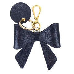 Chaveiro Laço Coquette Marinho Liso Pronta Entrega