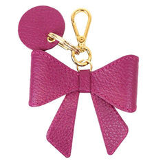 Chaveiro Laço Coquette em Couro Personalizado