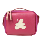 Lancheira Infantil Little Bear Laço em Couro Personalizada