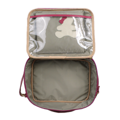 Lancheira Infantil Little Bear Laço em Couro Personalizada