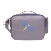 Lancheira Infantil Libélula em Couro Personalizada