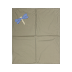 Lancheira Infantil Libélula em Couro Personalizada