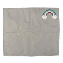 Lancheira Infantil Arco Íris em Couro Personalizada