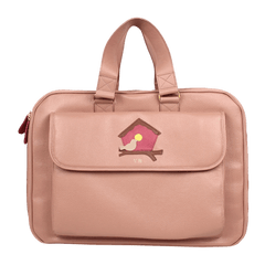 Mala de Bebê Little Bird em Couro Personalizada