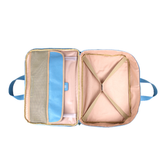 Mala de Bebê Little Plane em Couro Personalizada