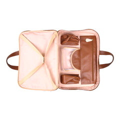 Mala de Bebê Arco Íris em Couro Personalizada