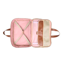 Mala de Bebê Arco Íris em Couro Personalizada