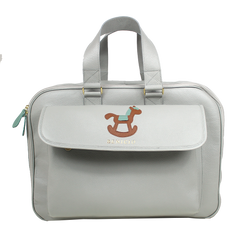 Mala de Bebê Little Horse em Couro Personalizada