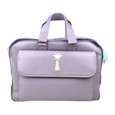 Mala de Bebê Girafinha em Couro Personalizada