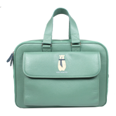 Mala de Bebê Urso Polar em Couro Personalizada