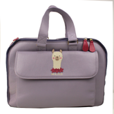 Mala de Bebê Lhama em Couro Personalizada