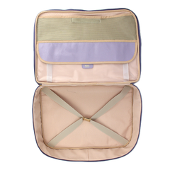 Mala de Bebê Lhama em Couro Personalizada