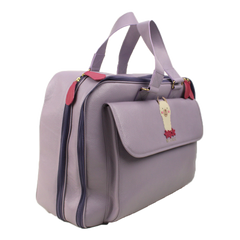 Mala de Bebê Lhama em Couro Personalizada