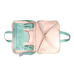 Mala de Bebê Coração em Couro Personalizada