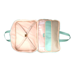 Mala de Bebê Coração em Couro Personalizada