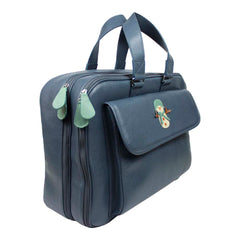 Mala de Bebê Boneco de Neve em Couro Personalizada