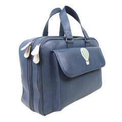 Mala de Bebê Little Ballon em Couro Personalizada