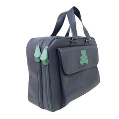 Mala de Bebê Little Bear em Couro Personalizada