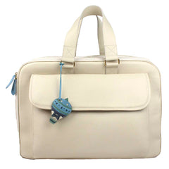 Mala de Bebê Tag Balão Otto em Couro Personalizada