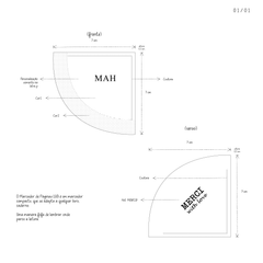Marcador de Livro Lua em Couro Personalizado