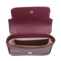 Bolsa Mini Adele Burgundy Liso Pronta Entrega