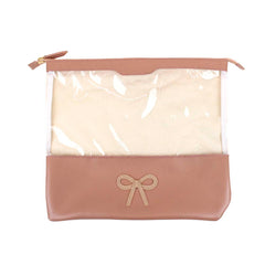 Mini Bag Look Laço Rococó Algodão Doce Liso com Rose Liso Pronta Entrega