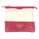 Mini Bag Look Laço Rococó Chiclete com Algodão Doce Liso Pronta Entrega