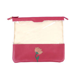 Mini Bag Look Tulipa Chiclete com Algodão Doce Liso Pronta Entrega