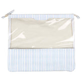 Mini Bag Look Estampa Listrado Pontilhado em Couro e Vinil Personalizado