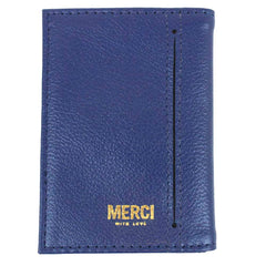 Carteira de Dinheiro Mini Azul Safira Pronta Entrega