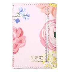 Carteira de Dinheiro Mini Estampa Peônia Pronta Entrega